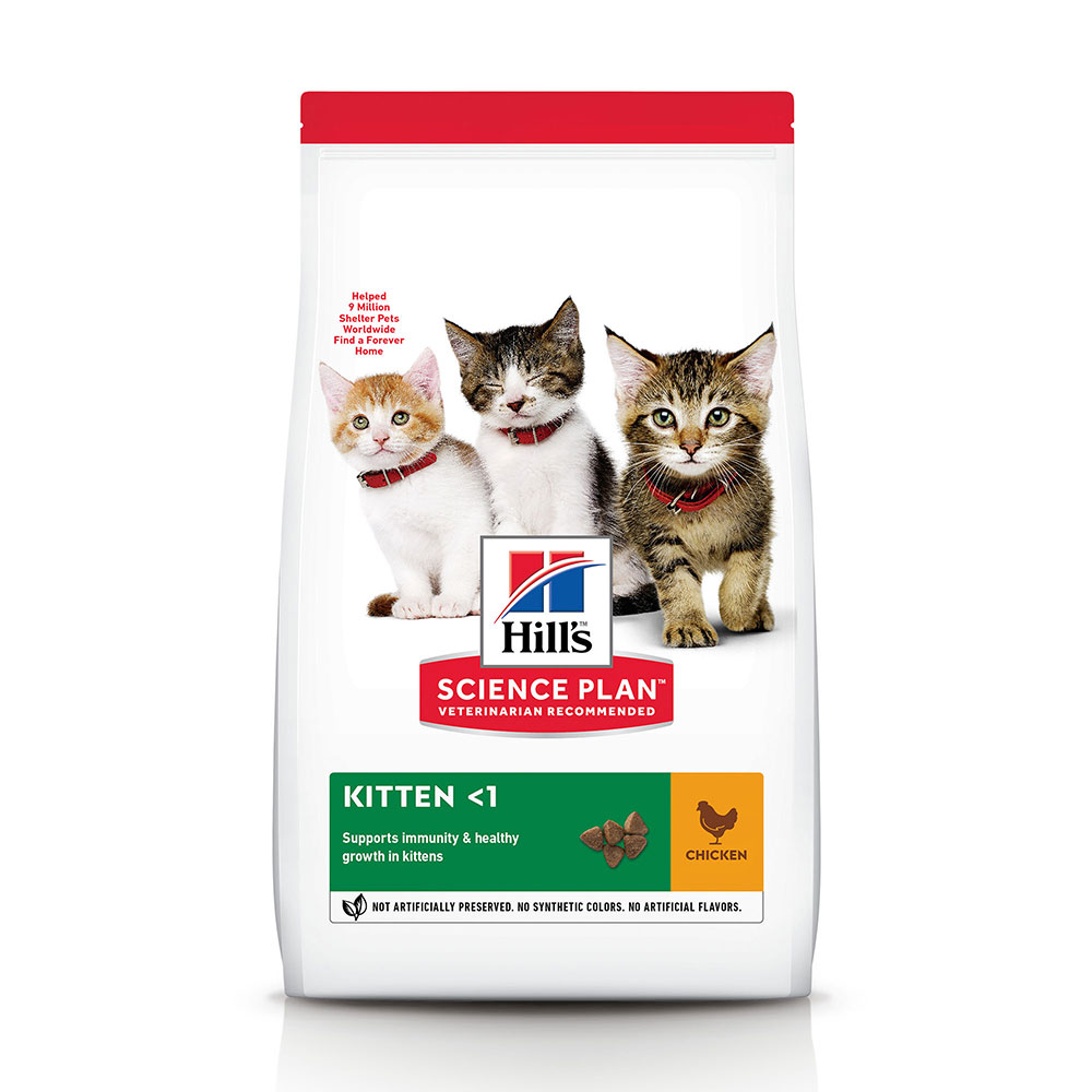 7 kg Kitten Healthy Development poulet Hill's Feline Croquettes pour chaton