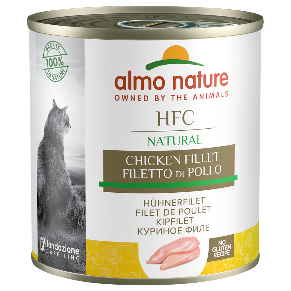 12x280g Classic Almo Nature Filet de poulet Boîtes pour chat