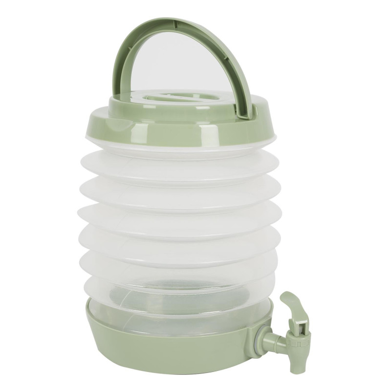 Fontaine à boisson rétractable en PP - 5,5L - Modèle aléatoire - H 37 x D 24 cm
